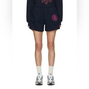 Mardi Mercredi Actif Flower Embroidered Sweatshorts